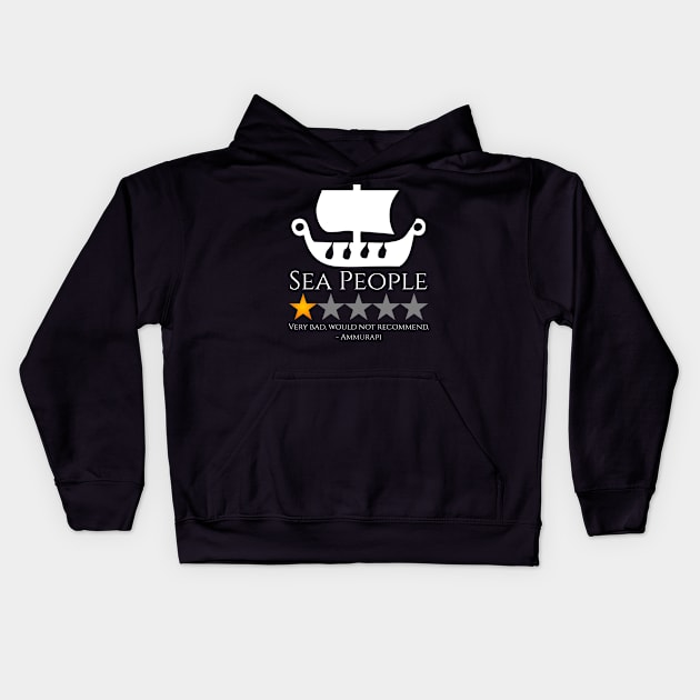 Sea People - Archaic Levantine History - Ugarit Kids Hoodie by Styr Designs